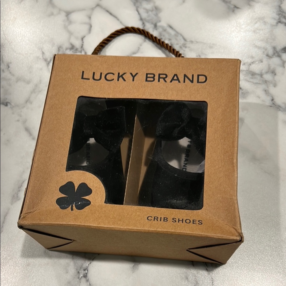Lucky Brand Black Baby Walker Shoes